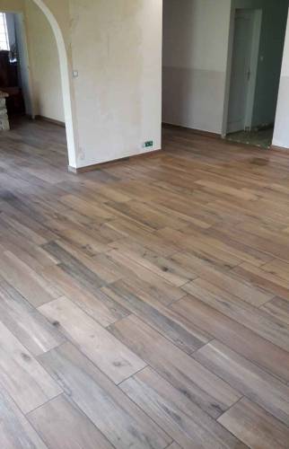 Carrelage effet parquet 