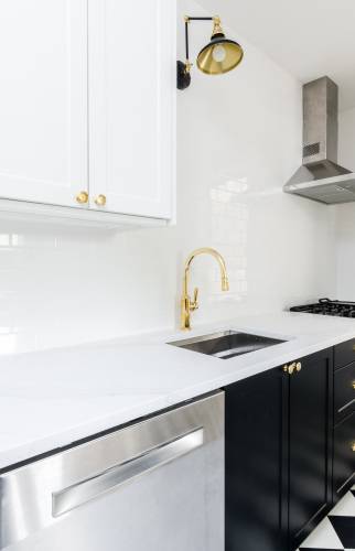 Cuisine Tendance Chic avec carreaux metro