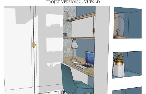 Relookage d’une très grande entrée à Colombes (92700) 