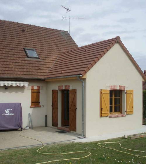 Extension traditionnelle réalisée à CHAILLES (41)