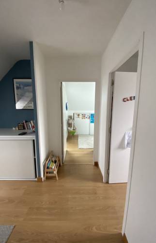 Bureau et couloir avant rénovation suite parentale