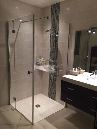 Installation d'une nouvelle douche