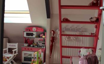 Aménagement chambre enfant sous combles