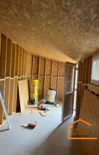 Intérieur extension bois