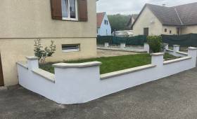 Rénovation d'un muret à Avolsheim