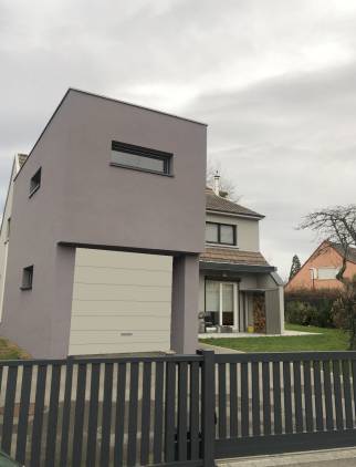 Extension sur deux niveaux à Sausheim