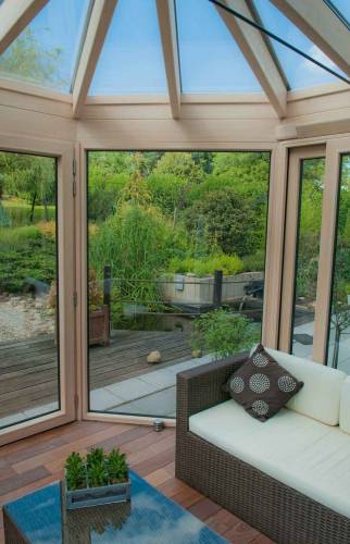 Véranda vue sur jardin 