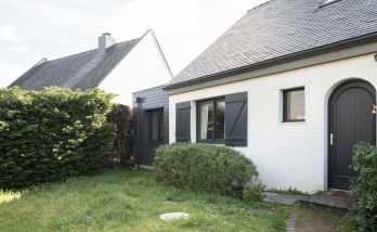 Extension de maison avec ossature et bardage bois à Vertou