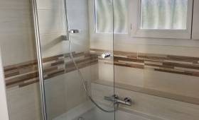 Installation d'une baignoire