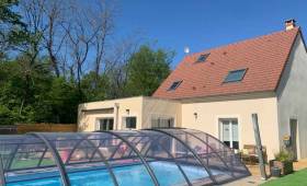 Extension maison avec piscine