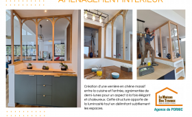 Installation de verrière intérieure - Pornic 44210