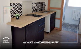 Une superbe cuisine rénovée par La Maison Des Travaux de Marmande.