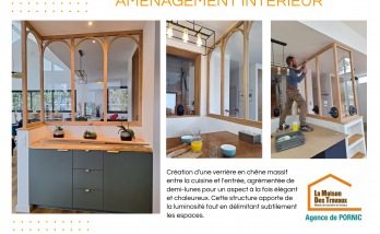 Installation de verrière intérieure - Pornic 44210