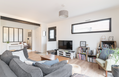 Extension de maison individuelle à Rezé - salon séjour