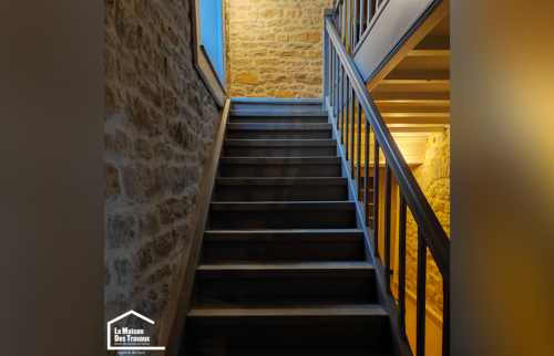 Rénovation maison Arbois - escalier 