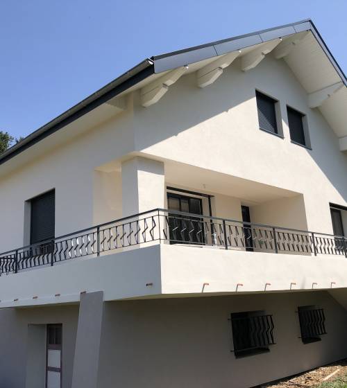 une belle maison terminée, et bien isolée