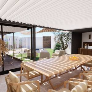 Pergola pour une terrasse