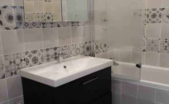 Salle de bains après