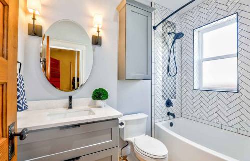 Salle de bains Art déco - Quartier des Batignolles Paris 17
