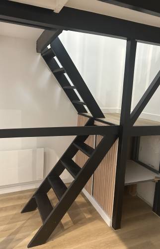 Escalier après rénovation d’appartement Bruz