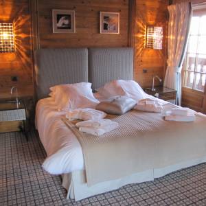 Décoration d'une chambre à Courchevel