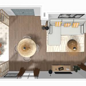 Conception 3D d'une pièce de vie de 40 m² - Amélie Clémencet - La Maison Des Architectes
