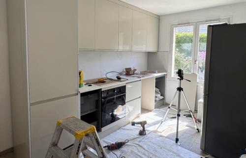 Rénovation de cuisine à Enghien-les-Bains 95880 [en cours]