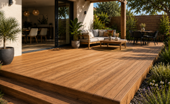 creation d'une terrasse en bois