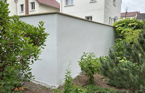 Création d'un mur de clôture à Antony