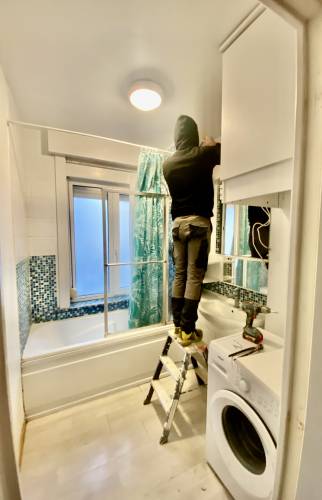 Démarrage d'un projet de rénovation de la salle de bain 