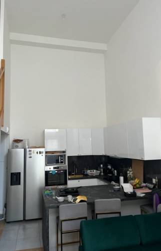 Cuisine avant la création de mezzanine