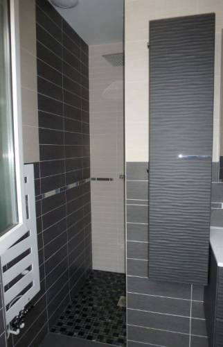 Rénovation des sanitaires à Perros-Guirec - douche à l'italienne