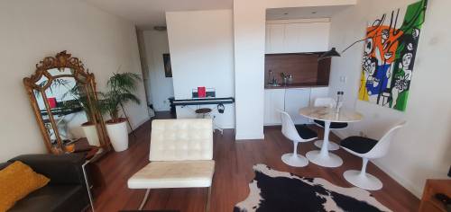 Pièce de vie rénovée