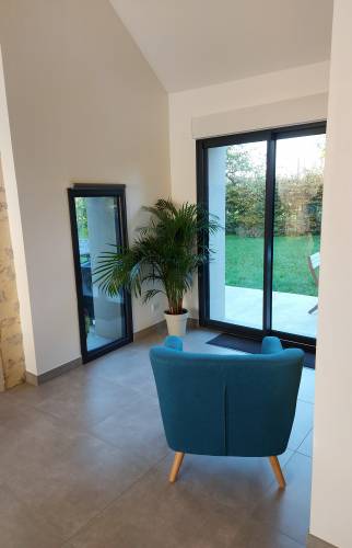 Baies vitrées côté jardin