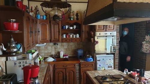 Cuisine ancienne avant rénovation - Arras 62