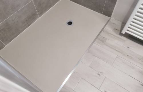 Pose nouveau receveur pour salle d'eau sinistrée après étanchité (13000)