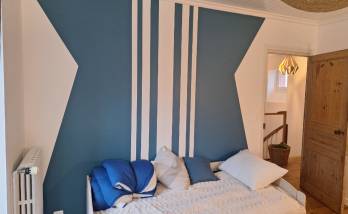 Chambre d'enfant avec décoration après travaux de rénovation de maison - Pornic 44210