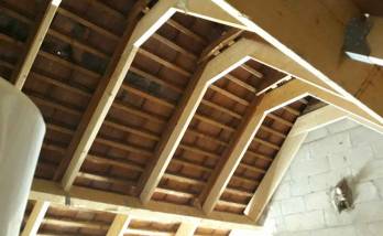 Reprise de charpente dans combles (91)