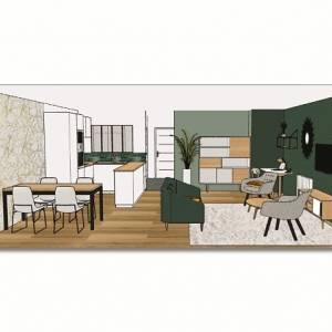 Agencement et aménagement d’un appartement - Aurelie GUITTONNEAU - La Maison Des Architectes