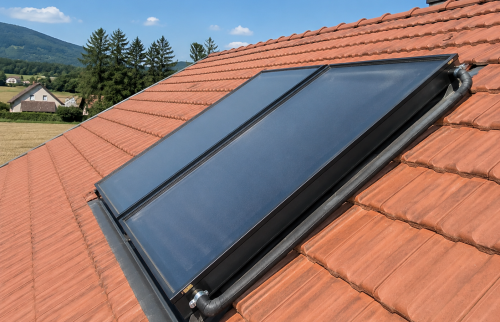 chauffeau solaire intégré à la toiture plus discret et performant