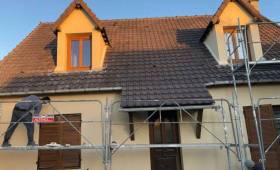 Ravalement d'une maison à Charny (77)