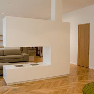 Aménagement d'un hôtel particulier, Paris - Salon, salle de lecture