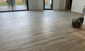 rénovation murs salon