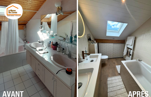 La Maison des Travaux Pays de Gex, La Maison des Travaux Bassin Genevois Pays de Gex, rénovation salle de bains Nantua, rénovation salle de bain Pays de Gex, salle de bains moderne