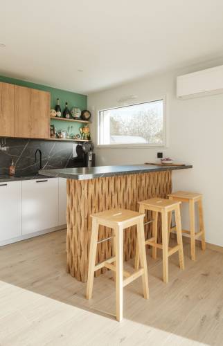 Double extension de maison aux Sorinières (44840)- bar