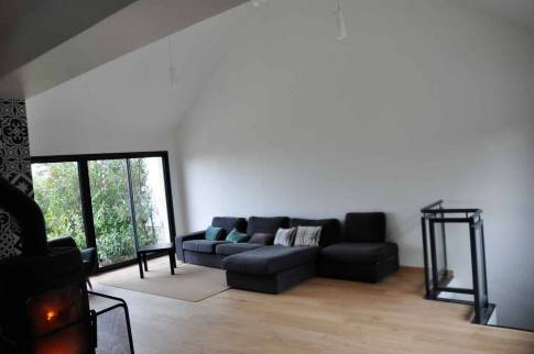 Construction d'une extension de maison latérale avec salon aménagé - Moissy-Cramayel 77550