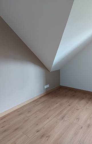 Peinture et parquet mezzanine