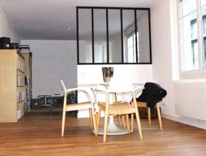 Rénovation de sol et création d’une verrière à Pineuilh