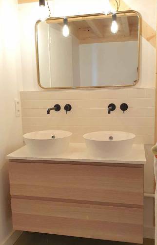 Création deux espaces douches à Dinard