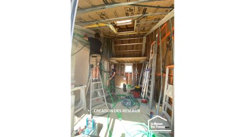 Mise en place des réseaux chantier